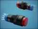 BUTTON LAS2Y-22Z-1-12r 2xON-2xON 8P+LED12V HOLD