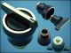KNOB BLACK ф24,5mm L35,5mm FOR DOUBLE POT ф6-9mm