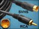КАБЕЛ SVHS(M)-RCA(M) 4/2-PIN ф5,6mm 10M GOLD
