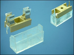 FUSE HOLDER + COVER ZH32 5x20mm PCB 22,86mm
