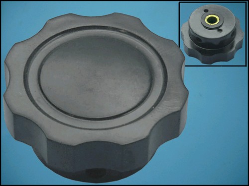 KNOB PTK-16 BLACK ф40mm L20mm FOR POT ф6mm