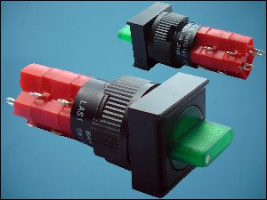 SWITCH LAS1F-22X-2-12g 2xON-2xON 10PIN + LED12V