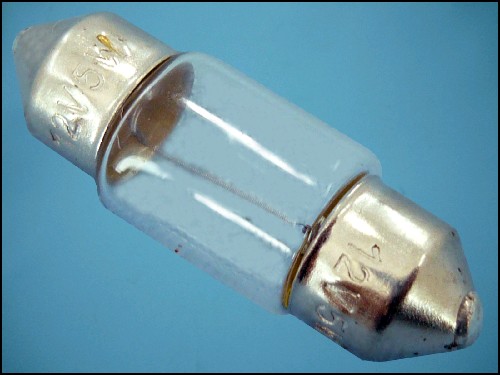 TUBULAR LAMP Ф 10mm L31mm 12V 5W PF1250