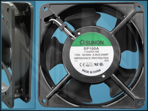 ВЕНТИЛАТОР 120x120x38mm 115V SP100A1123XST Л 2P