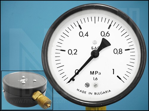 МАНОМЕТЪР 0-1MPa ф100mm