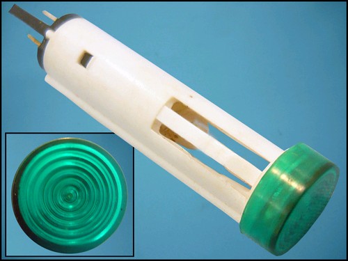 ИНДИКАТОРНА ЛАМПА 24V ф13mm L51mm ЗЕЛЕНА