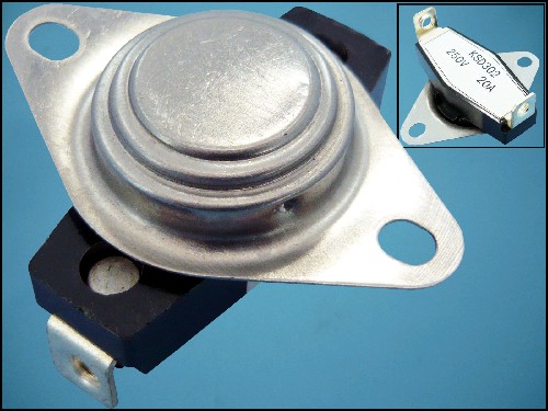 ТЕРМОПРЕДПАЗИТЕЛ KSD302 60C 250V 20A НЗ