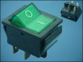 SWITCH IRS-201-1B-g 2xON-2xOFF 4-PIN + LAMP 12V
