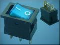 SWITCH MIRS-101-2C3-b ON-OFF 3-PIN + LAMP 220V