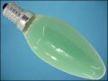 LAMP TUNGSRAM B35 E14 220V 15W Ф 35mm GREEN