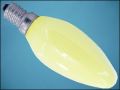 LAMP TUNGSRAM B35 E14 220V 15W Ф 35mm YELLOW