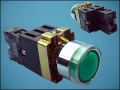 BUTTON EL2-BW07-g NO OFF-(ON) 2-PIN + LED 24V