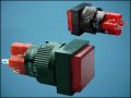 BUTTON LAS1F-11-1-12r ON-(ON) 6PIN + LED12V