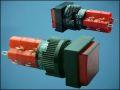BUTTON LAS1F-22-1-220r 2xON-2x(ON) 10P+LED220V