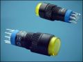 BUTTON LAS2Y-22-3-12y 2xON-2x(ON) 8PIN + LED12V