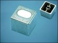 CAP SILVER 19x19x17mm FOR SWITCH 4mm