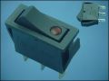SWITCH IRS-101E-1C2-r ON-OFF 3-PIN + LAMP 220V