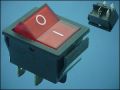 SWITCH IRS-201-1B-r 2xON-2xOFF 4-PIN + LAMP 12V