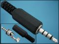 ЩИВТОВ ЖАК-П 3,5mm КВАДРО JC-138 4pin ПЛАСТМАСОВ