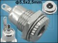КОНЕКТОР DC ф5,5x2,5mm PC-GM2.5 ГНЕЗДОВ ПРАВ