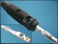 КОНЕКТОР БАНАН 4mm BC-025/B ЩИВТОВ ЧЕРЕН