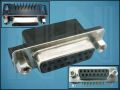 СЪЕДИНИТЕЛ D-SUB 15-PIN ГНЕЗДОВ КАНОН ЪГЛОВ PCB