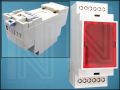 KU D2MG-IRC 36,3x90,2x57mm GRAY/RED FOR DIN-RAIL