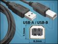 КАБЕЛ USB(M)-А/USB(M)-B 5M BLACK