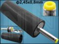 КОНЕКТОР DC ф2,45x0,8mm ЩИВТОВ ПРАВ