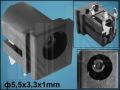 КОНЕКТОР DC ф5,5x3,3x1mm N44 ГНЕЗДОВ ЪГЛОВ PCB