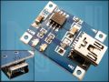 ЗАРЯДЕН МОДУЛ LI-ION MINI USB 4,2V 1A