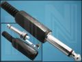 ЩИВТОВ ЖАК-П 6,3mm МОНО JC-010 2pin ПЛАСТМАСОВ