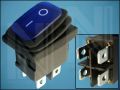SWITCH KCD1-b 2xON-2xOFF 4-PIN + LAMP220V