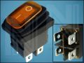 SWITCH KCD1-o 2xON-2xOFF 4-PIN + LAMP220V
