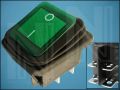 SWITCH KCD2-g 2xON-2xOFF 4-PIN + LAMP220V