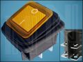 SWITCH KCD2-o 2xON-2xOFF 4-PIN + LAMP220V