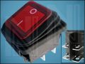 SWITCH KCD2-r 2xON-2xOFF 4-PIN + LAMP220V