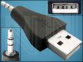 ПРЕХОД USB(M)-ЖАК3,5mm(M) USB-AM/JACK3.5M ЩИВТОВ