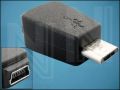 ПРЕХОД USBmicro-B(M)-USBmini-B(F) ЩИФТОВ/ГНЕЗДОВ