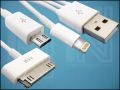 КАБЕЛ USB-A(M) K-T1-3 0,17M V2.0 WHITE