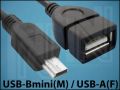 КАБЕЛ USBmini-B(M)/USB-Ai(F) 0,2M BLACK