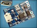 ЗАРЯДЕН МОДУЛ LI-ION MICRO USB 4,2V 1A + OUT