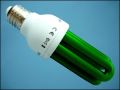 LAMP S09EUTR(CLR)-I 3U E27 220VAC 15W GREEN