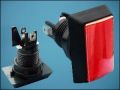 BUTTON ACTUATOR RED 50x33mm 2-PIN + LED 12V