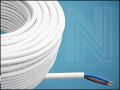 КАБЕЛ ШВПС 2x1,00mm СИЛОВ БЯЛ