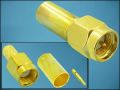СЪЕДИНИТЕЛ SMA-011NP GOLD RG58 ЩИВТОВ ПРАВ