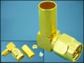СЪЕДИНИТЕЛ SMA-011NP-K GOLD RG58 ЩИВТОВ ЪГЛОВ