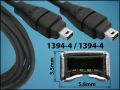 КАБЕЛ 1394-4/1394-4 1,8M BLACK
