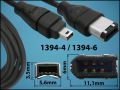 КАБЕЛ 1394-4/1394-6 1,8M BLACK