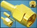 СЪЕДИНИТЕЛ SMA-012NP GOLD RG174 ЩИВТОВ ПРАВ